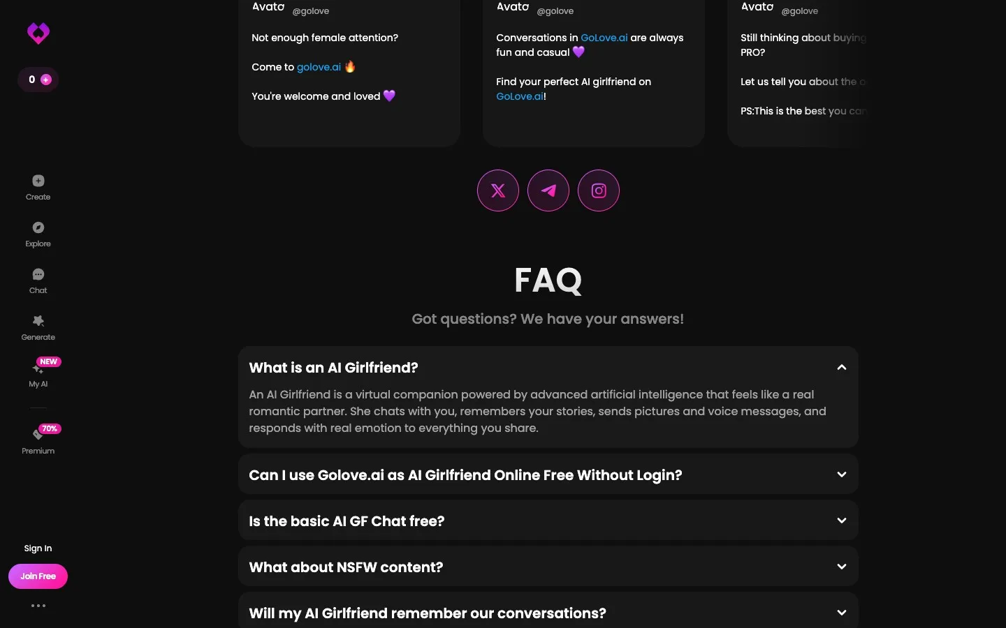 Mobile Experience — iPhone and Android